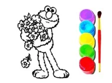 Libro para colorear muñeco niño