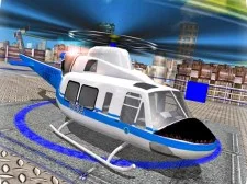 Juego de simulador de helicóptero de la ciudad