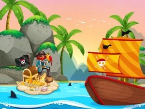 Colorear viajes piratas