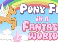 Pony vuela en un mundo de fantasía